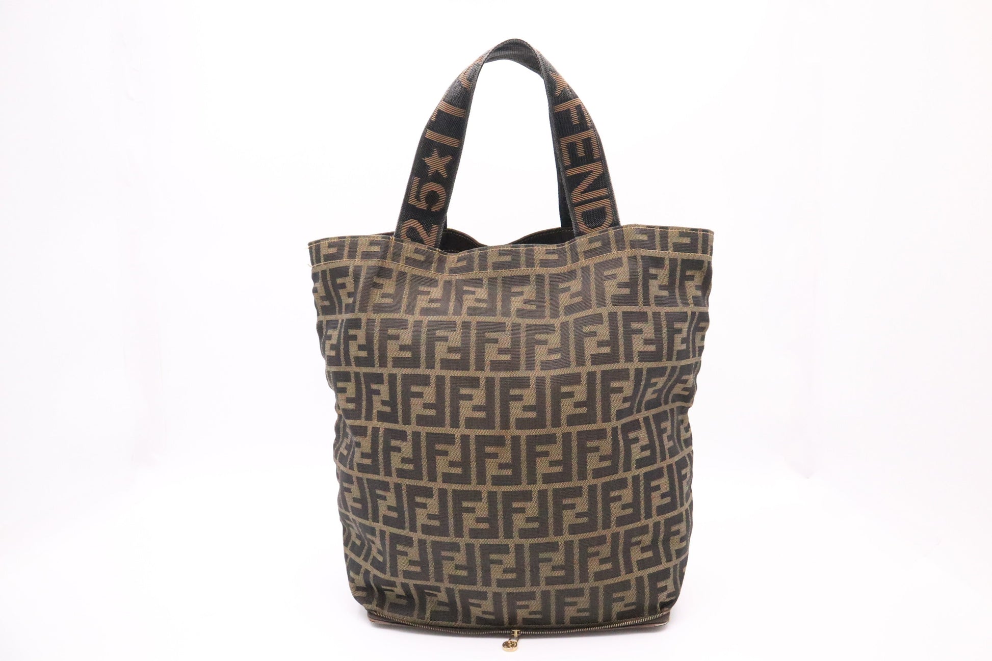 Fendi Folding Tote in Zucca Canvas