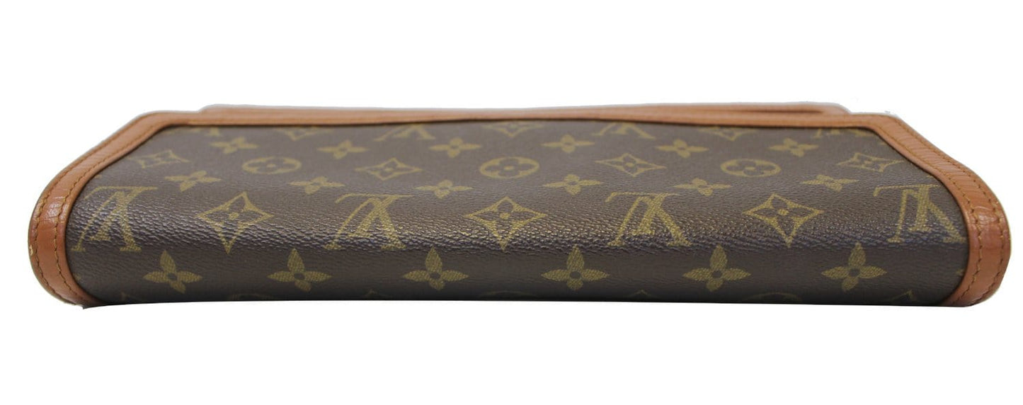 LOUIS VUITTON Monogram Pochette Dame GM Clutch