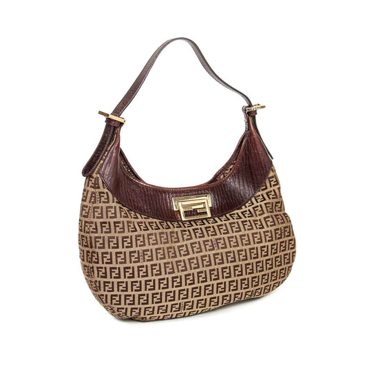 Fendi Zucca Hobo Bag