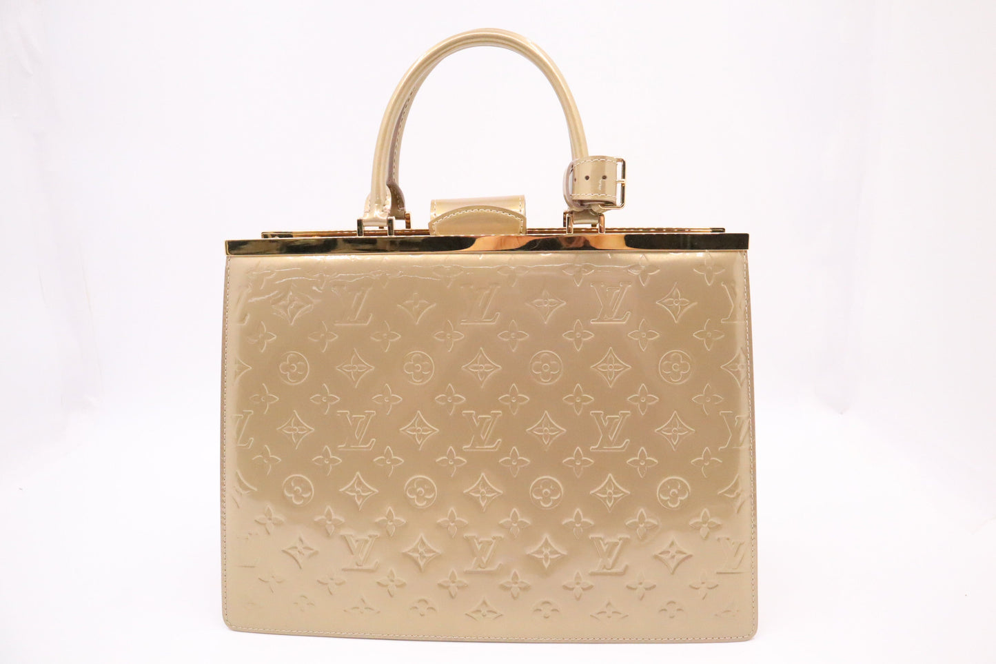 Louis Vuitton Deesse in Beige Vernis Leather