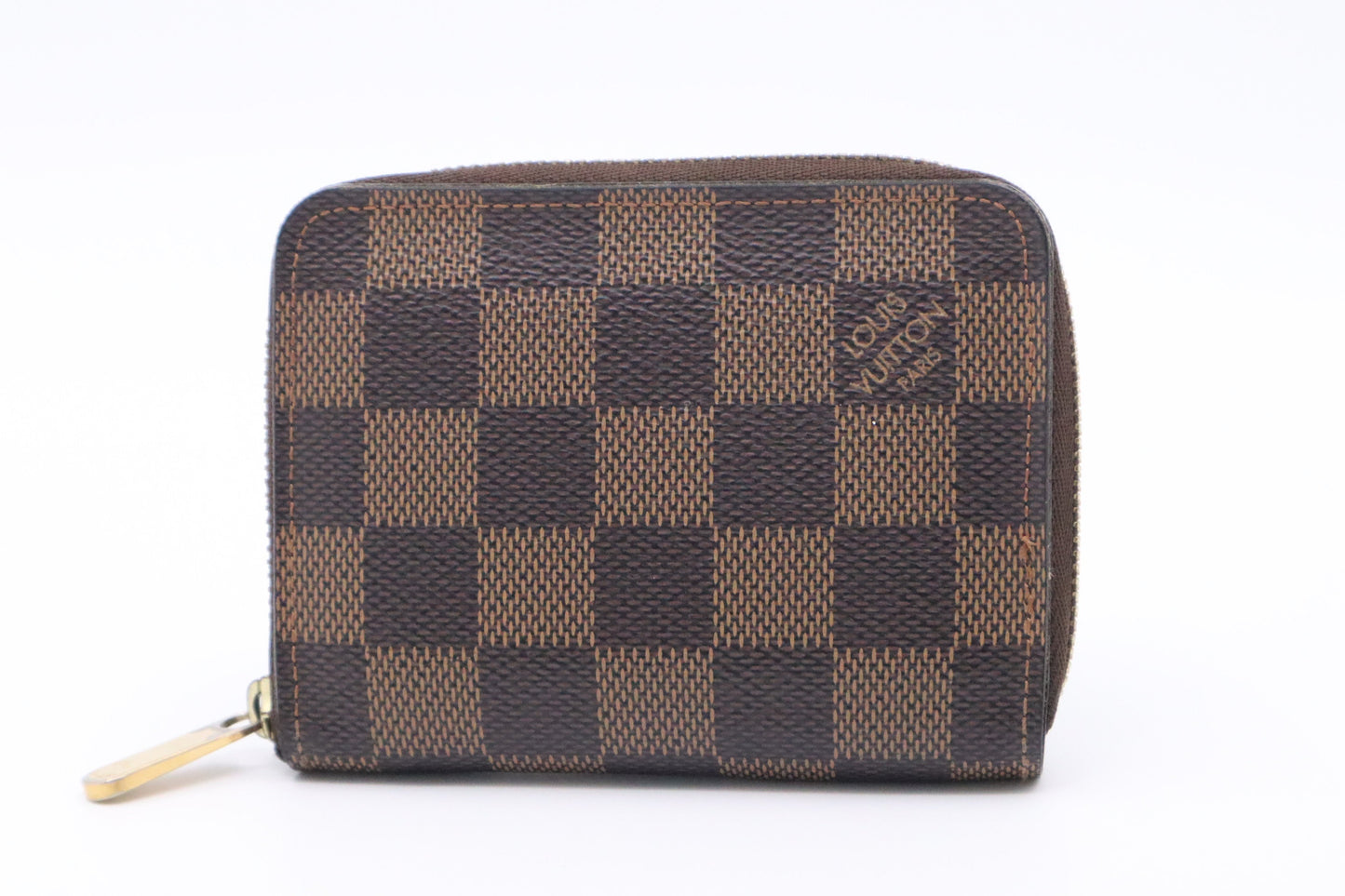 Louis Vuitton Compact Zippy in Damier Ebene Canvas