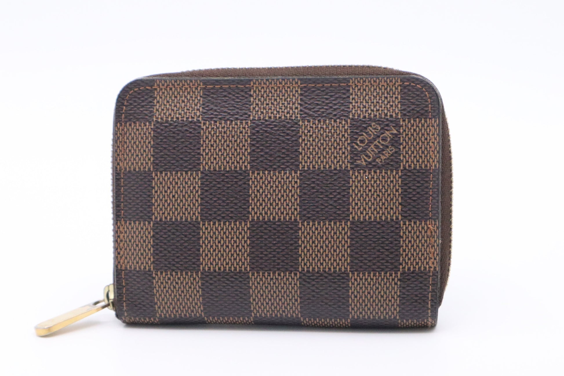 Louis Vuitton Compact Zippy in Damier Ebene Canvas