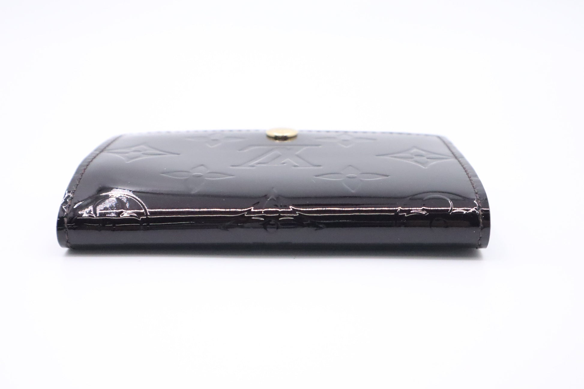 Louis Vuitton Card Case in Purple Vernis Leather
