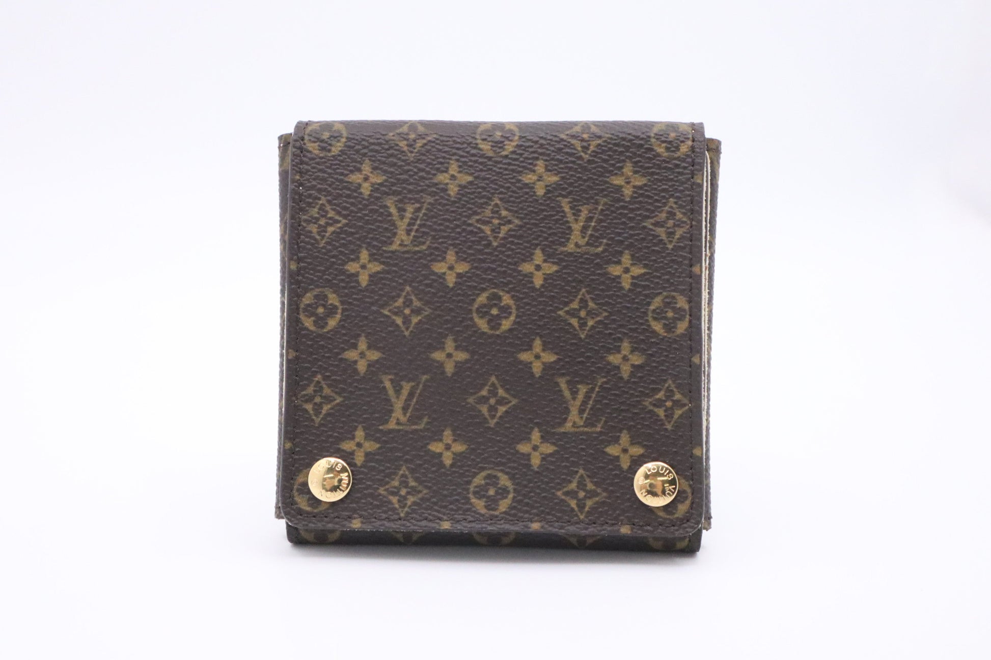Louis Vuitton Foldable Jewelry Case GM in Mini Monogram Canvas