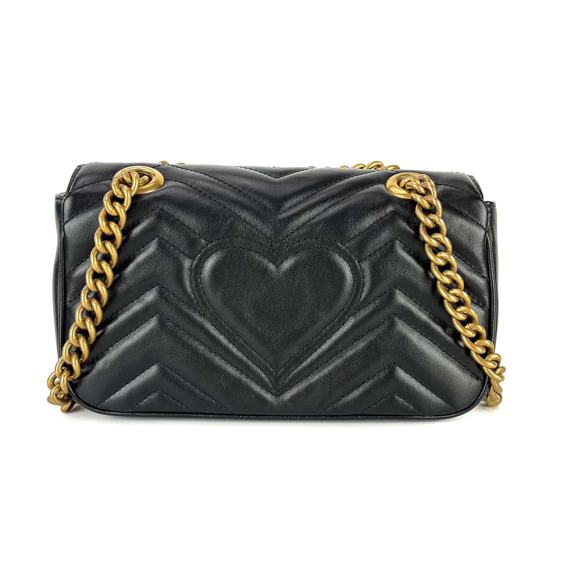 Gucci Chain Leather Shoulder Bag