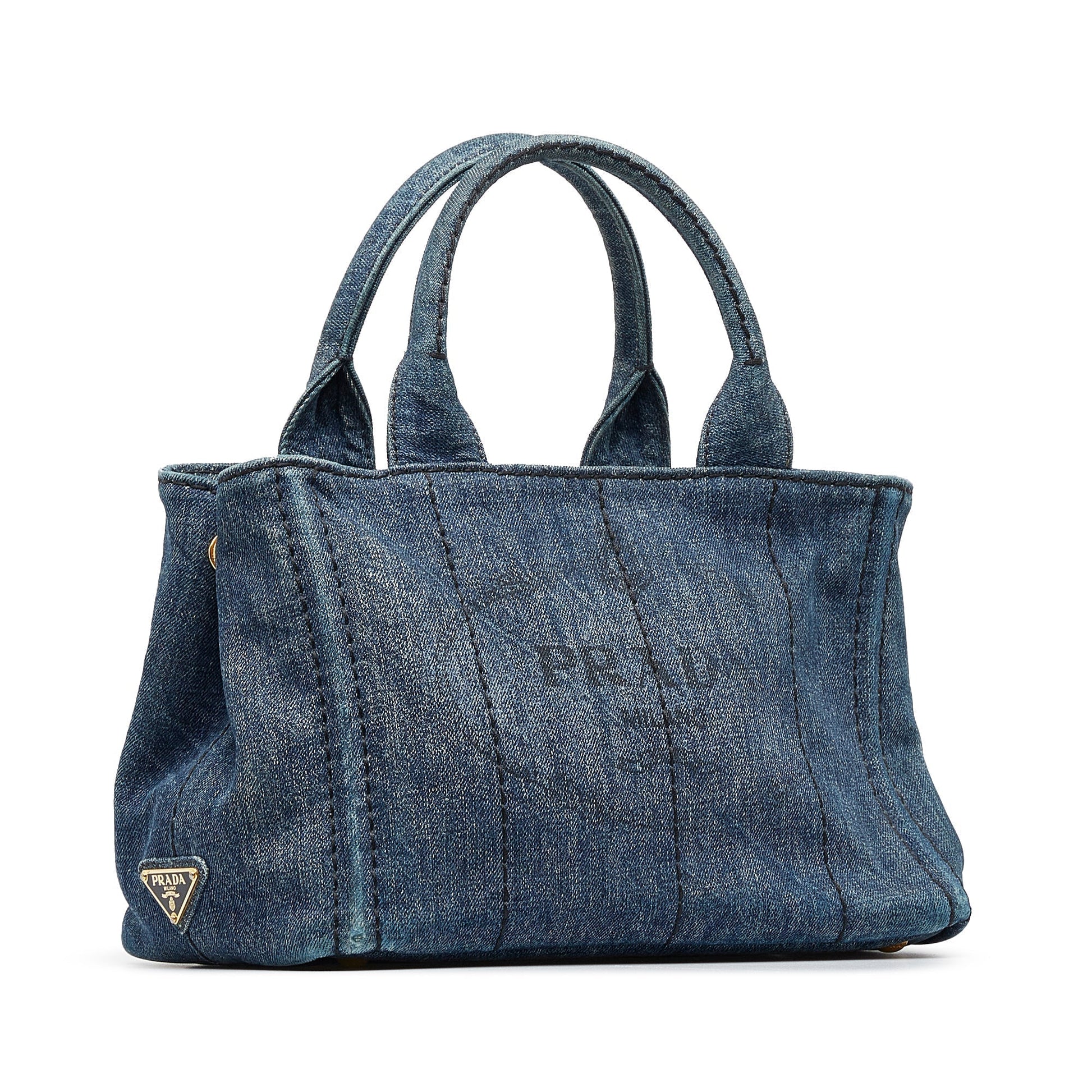 Prada Canapa Logo Satchel
