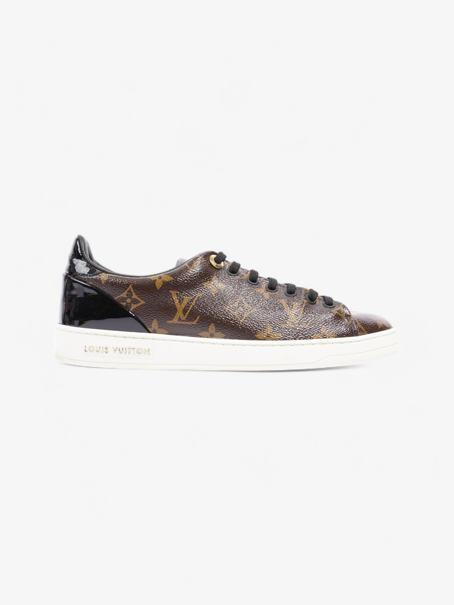 Louis Vuitton Front Row Monogram / Black Coated Canvas EU 37.5 UK 4.5