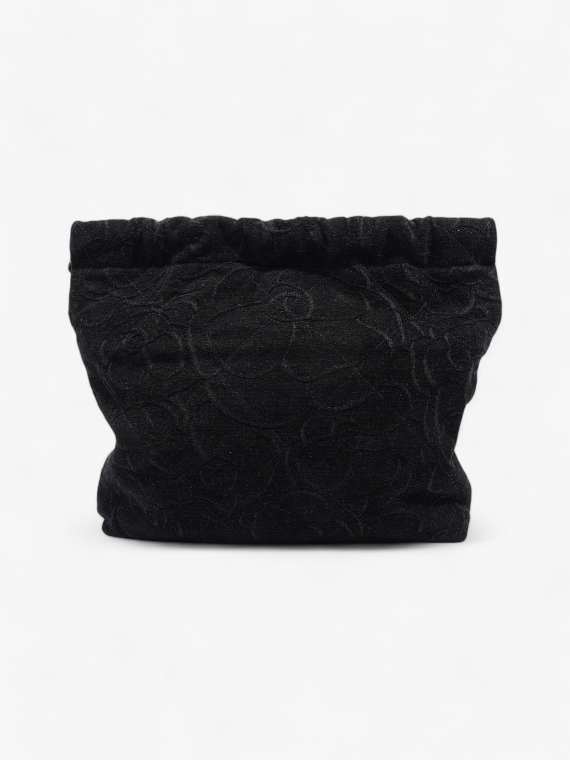 Chanel 22 Chain Black Denim Medium