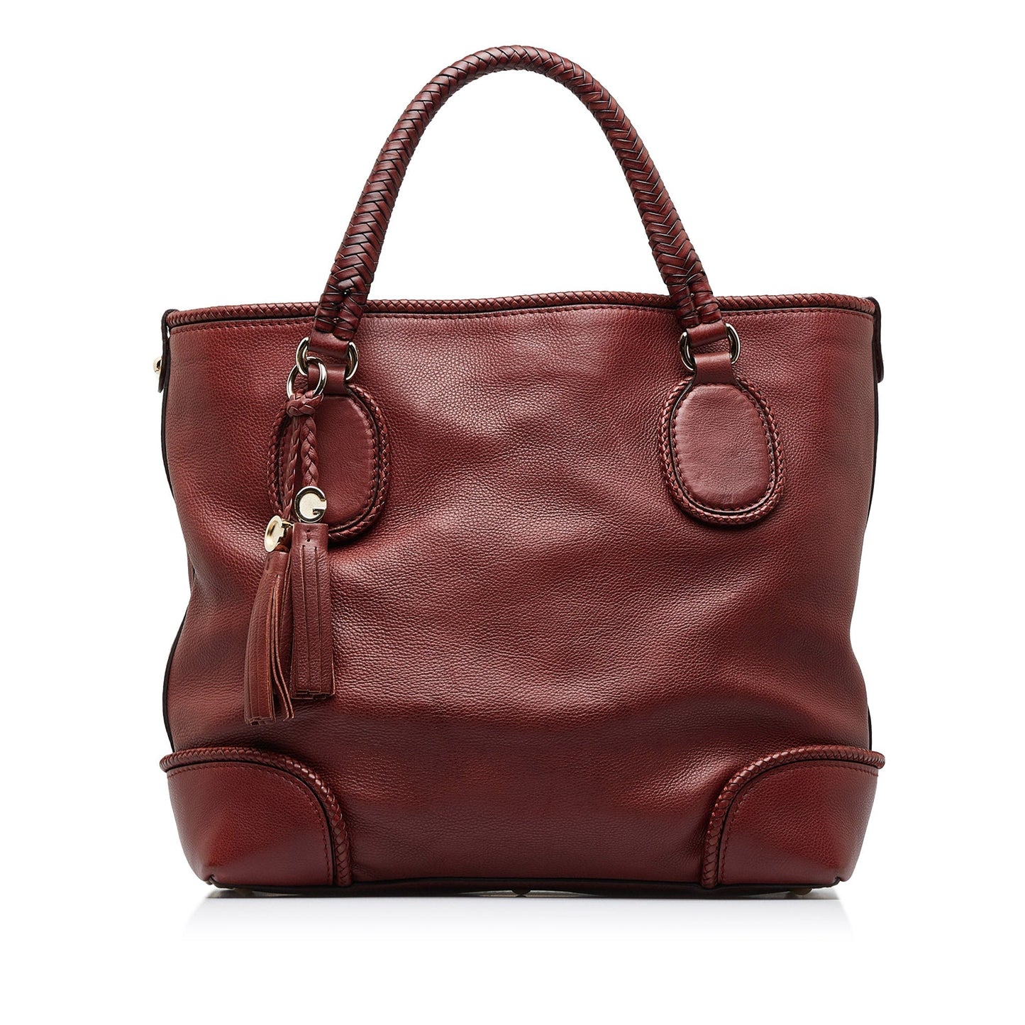 Gucci Red Leather Tote Style 5
