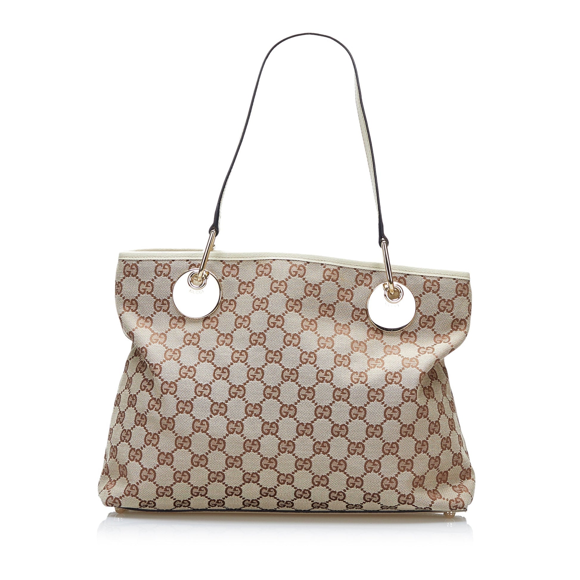Gucci Leather Canvas Tote Style 40