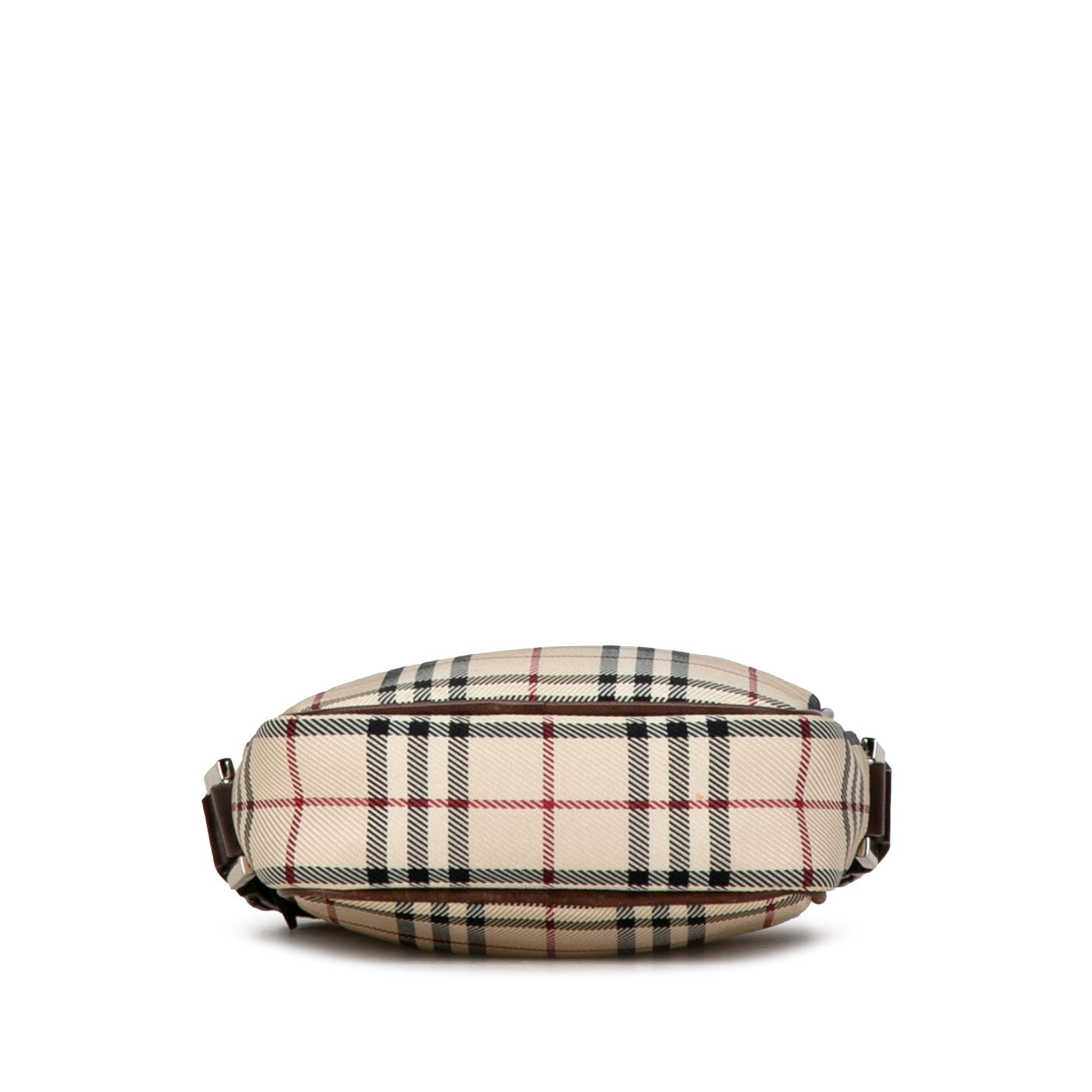 Burberry Ho Check Canvas Crossbody Crossbody Bag