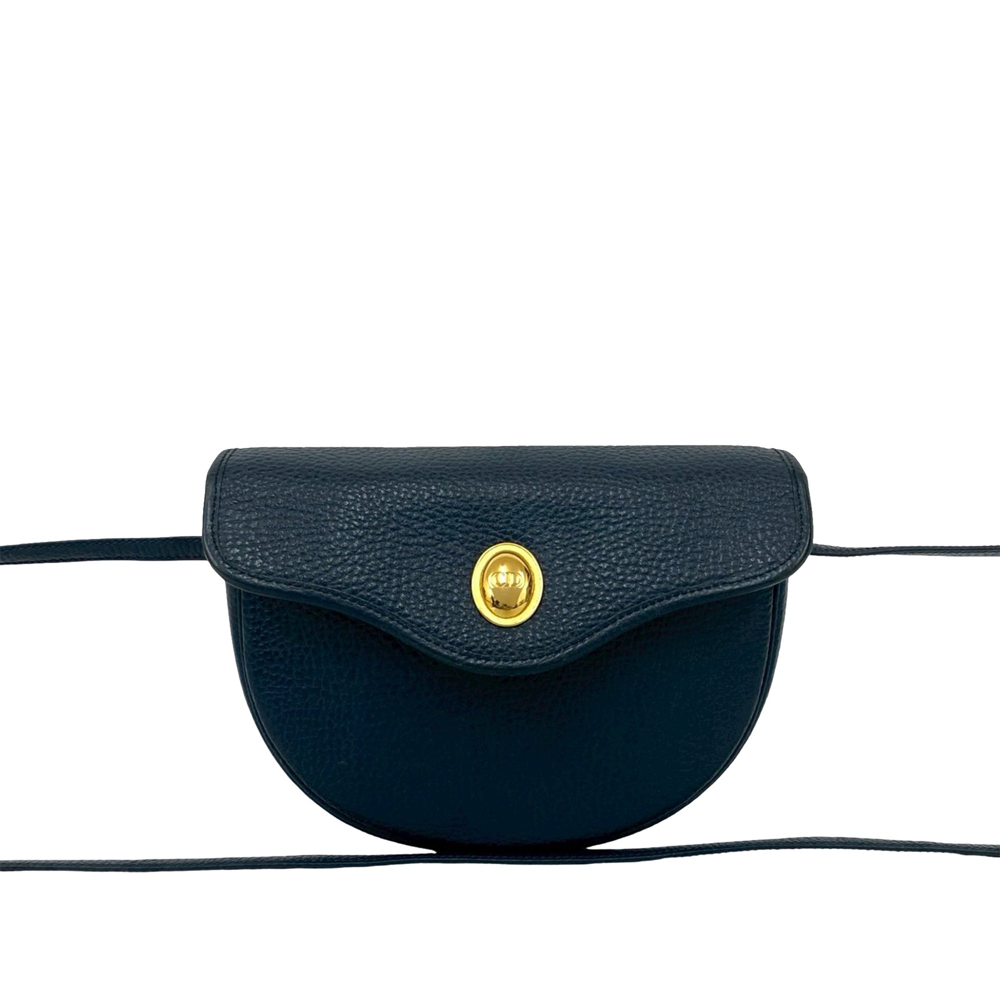 Blue Dior Leather Crossbody
