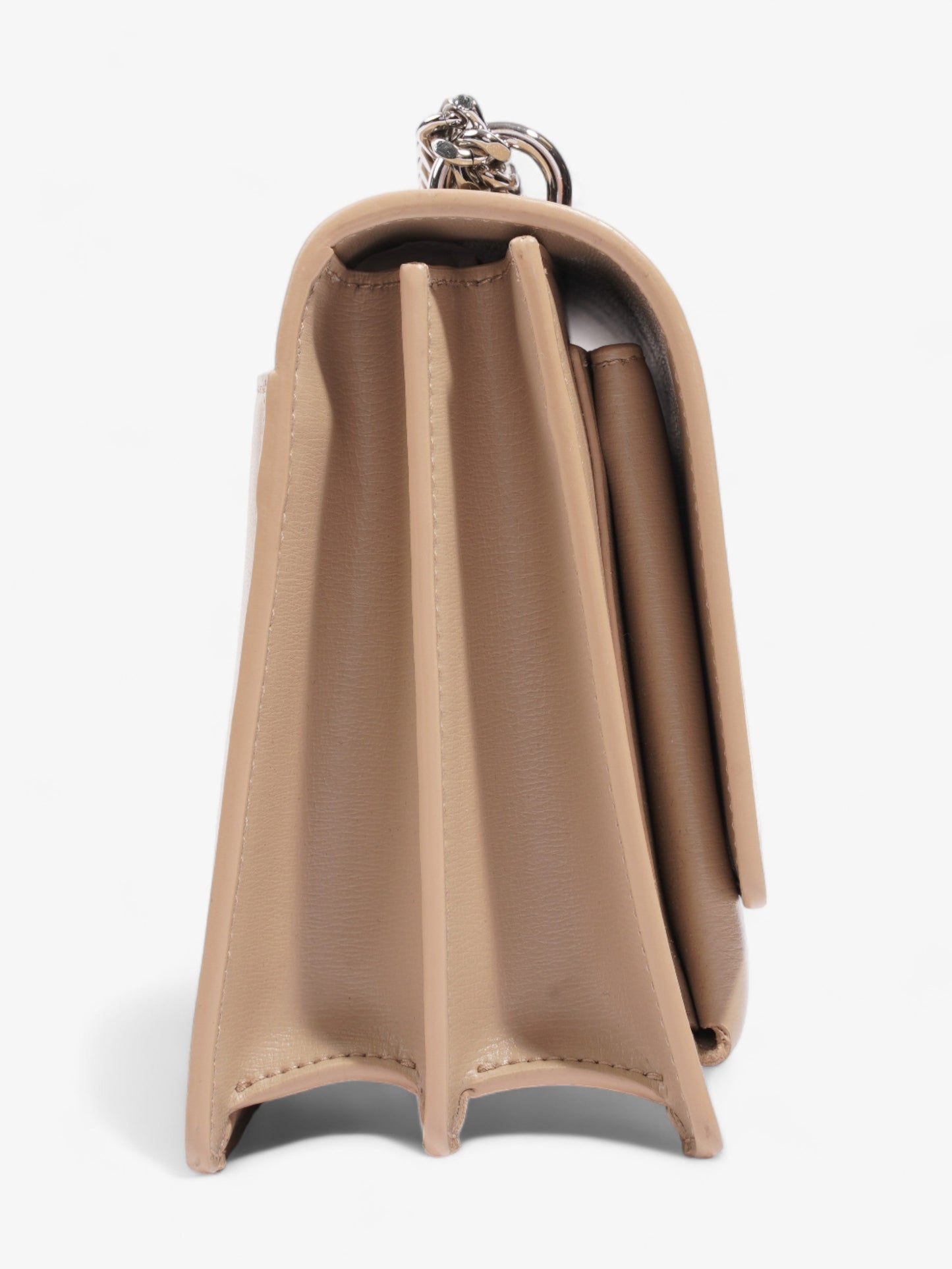 Saint Laurent Sunset Dark Beige Leather Medium