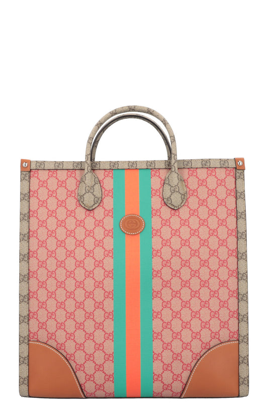 GUCCI Dans Le Vert GG Supreme Tote Bag