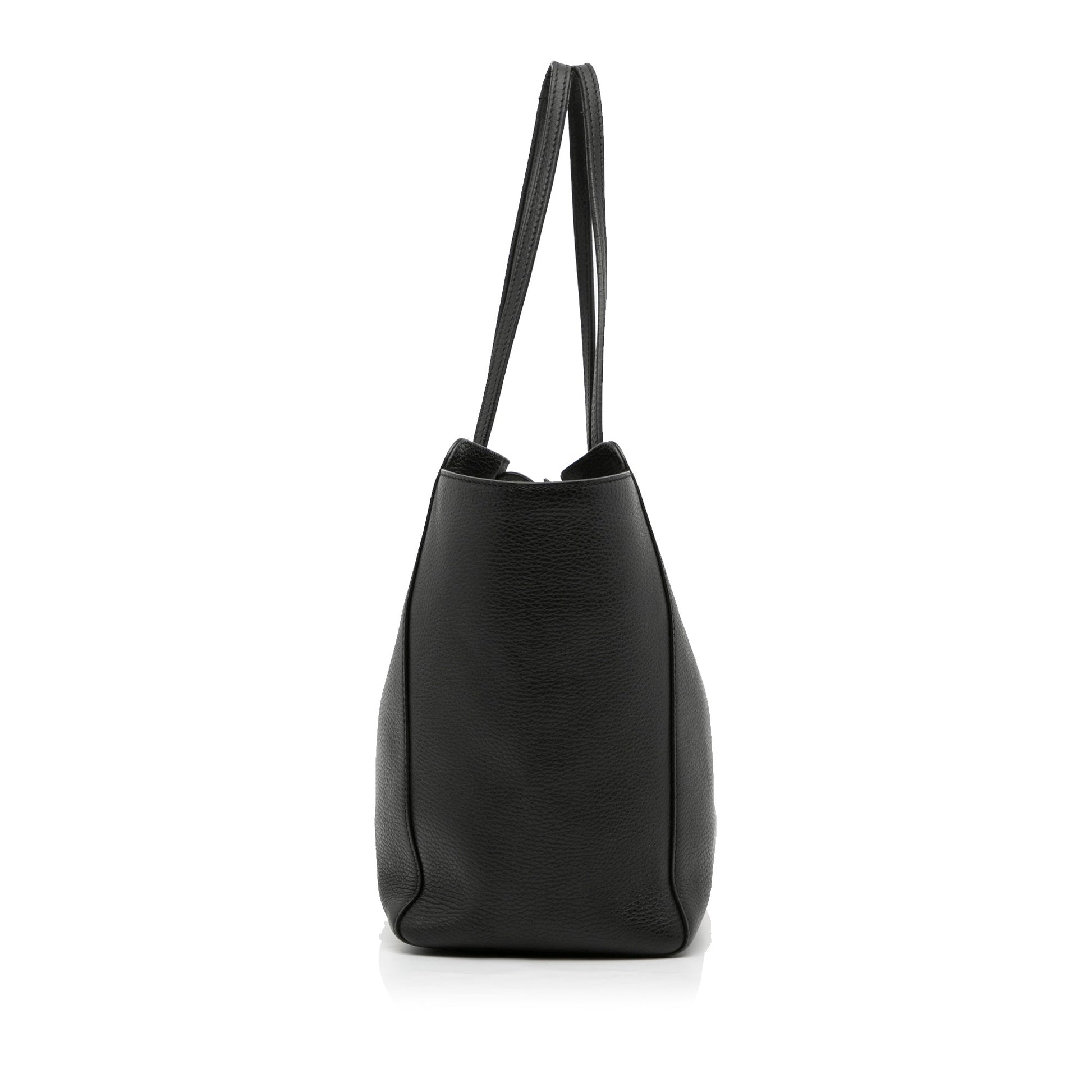 Gucci Black Leather Tote Style 13