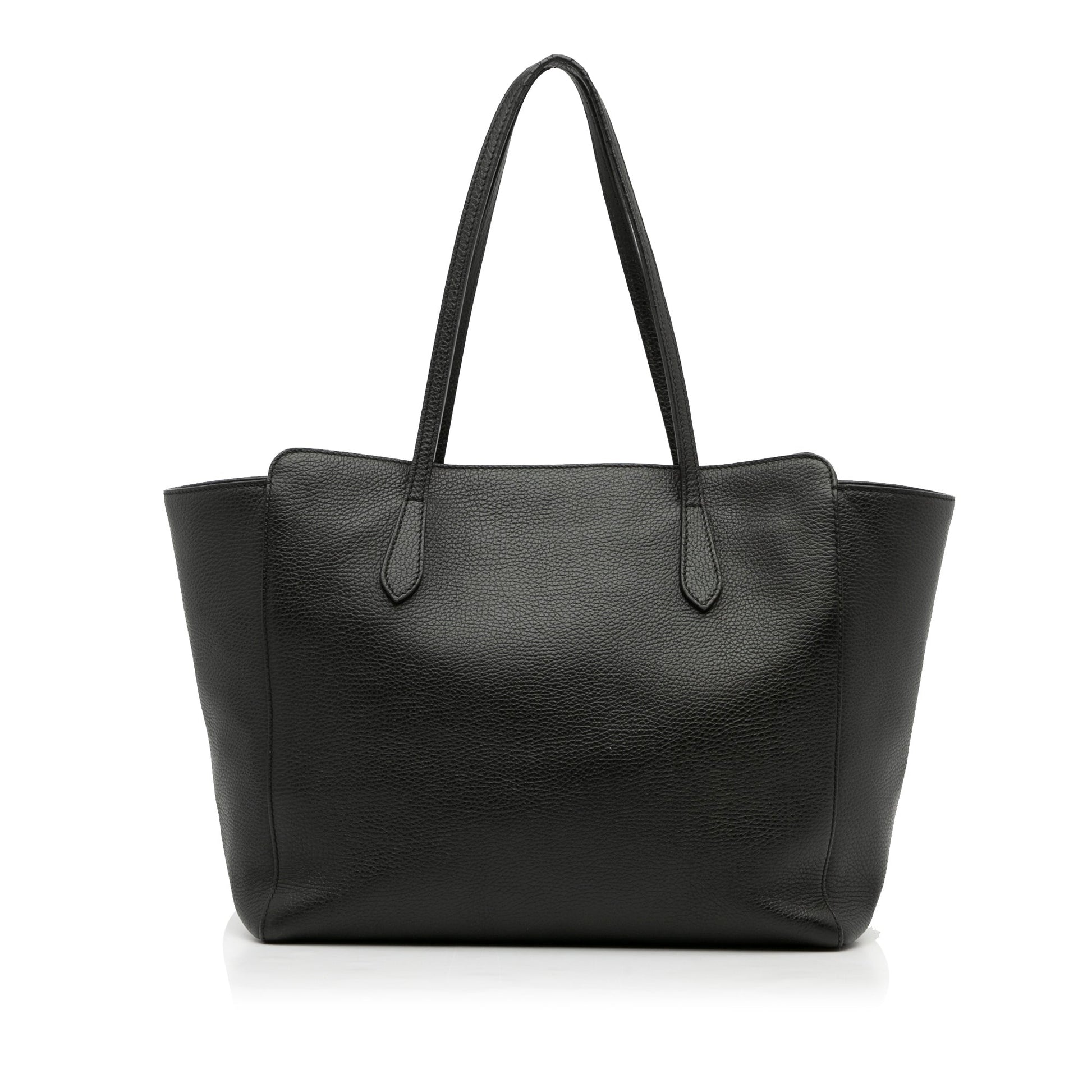 Gucci Black Leather Tote Style 13