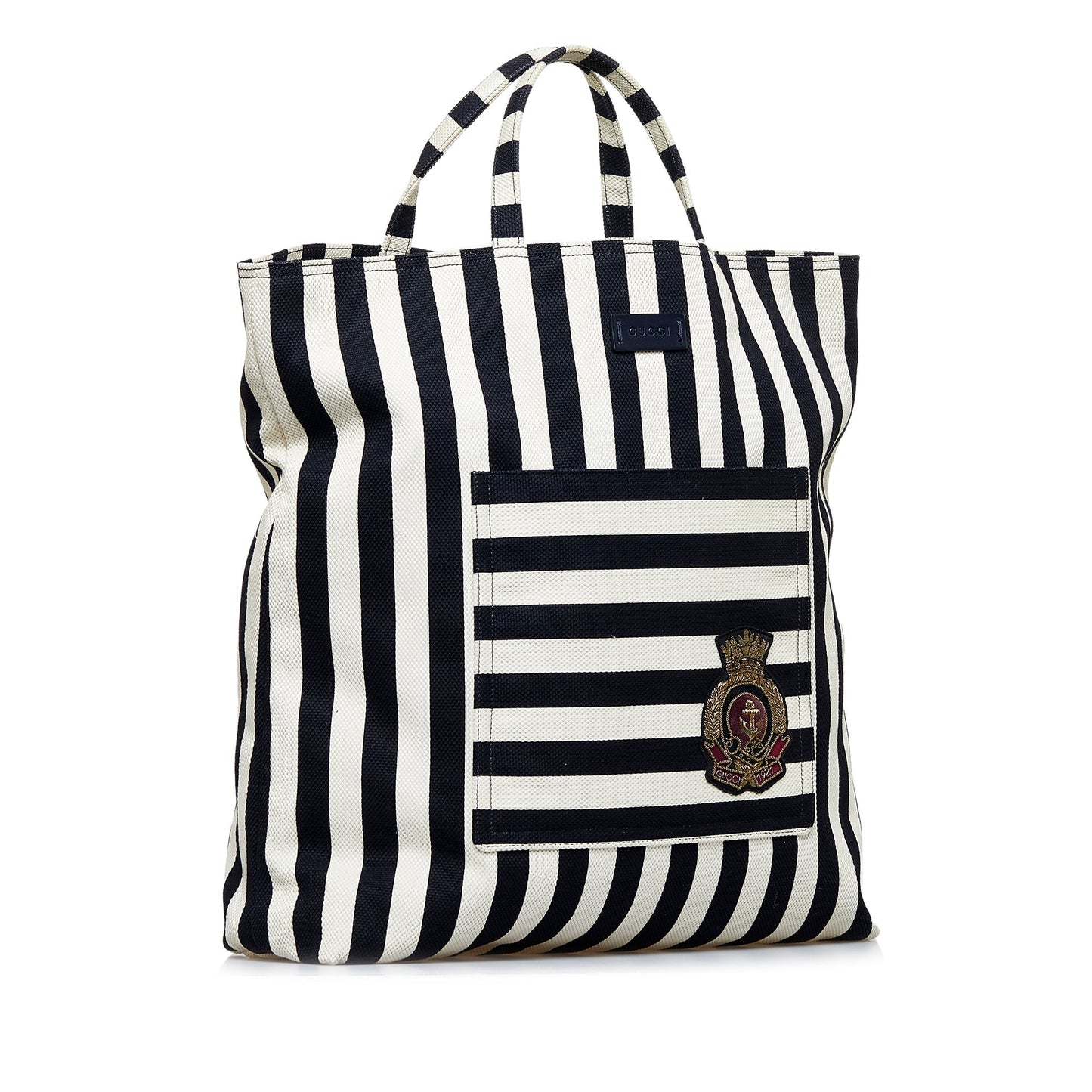 Gucci White Canvas Tote Style 1
