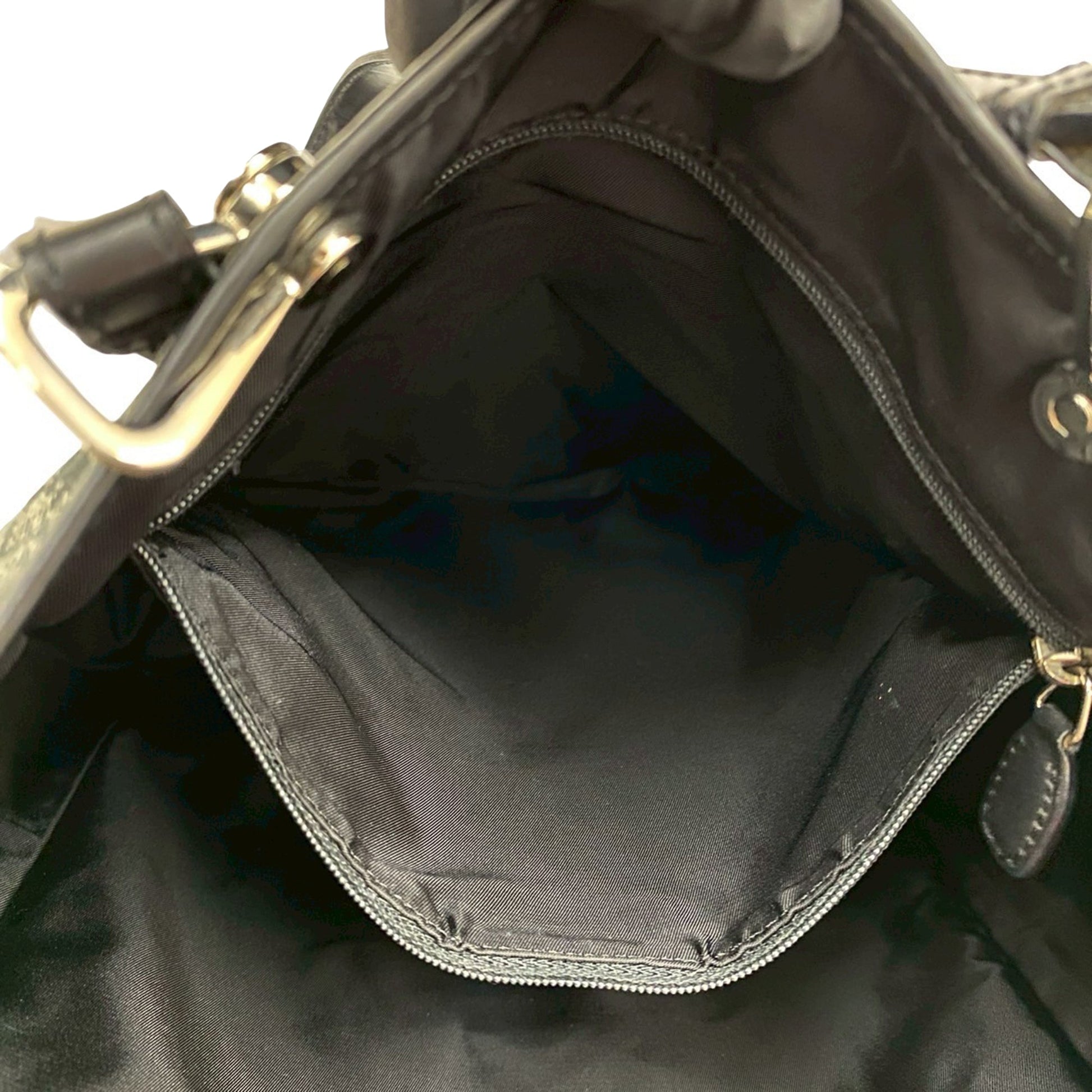 Black Dior Diorissimo Trotter Canvas Tote