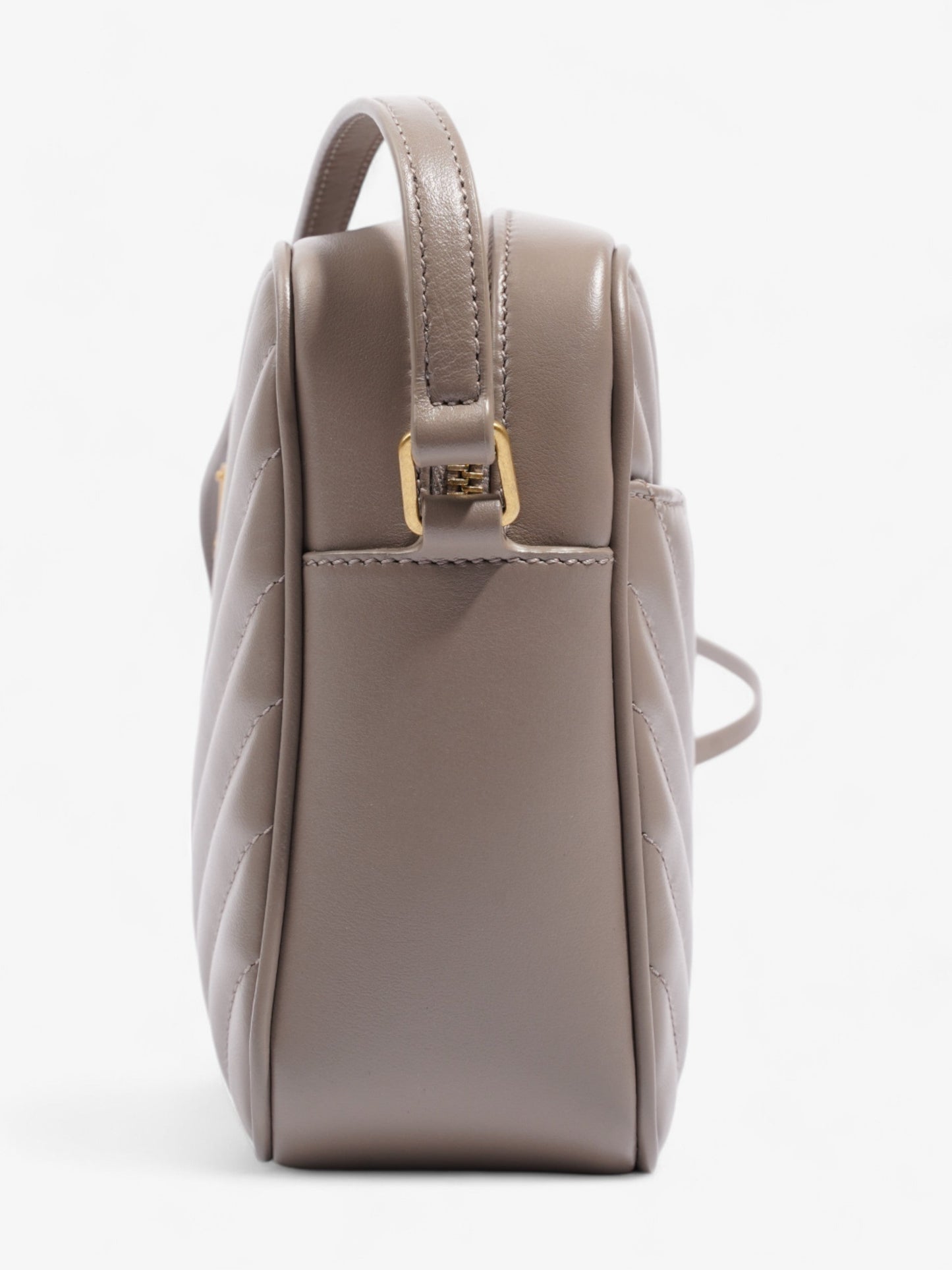 Saint Laurent Lou Camera Bag Grey Leather Medium