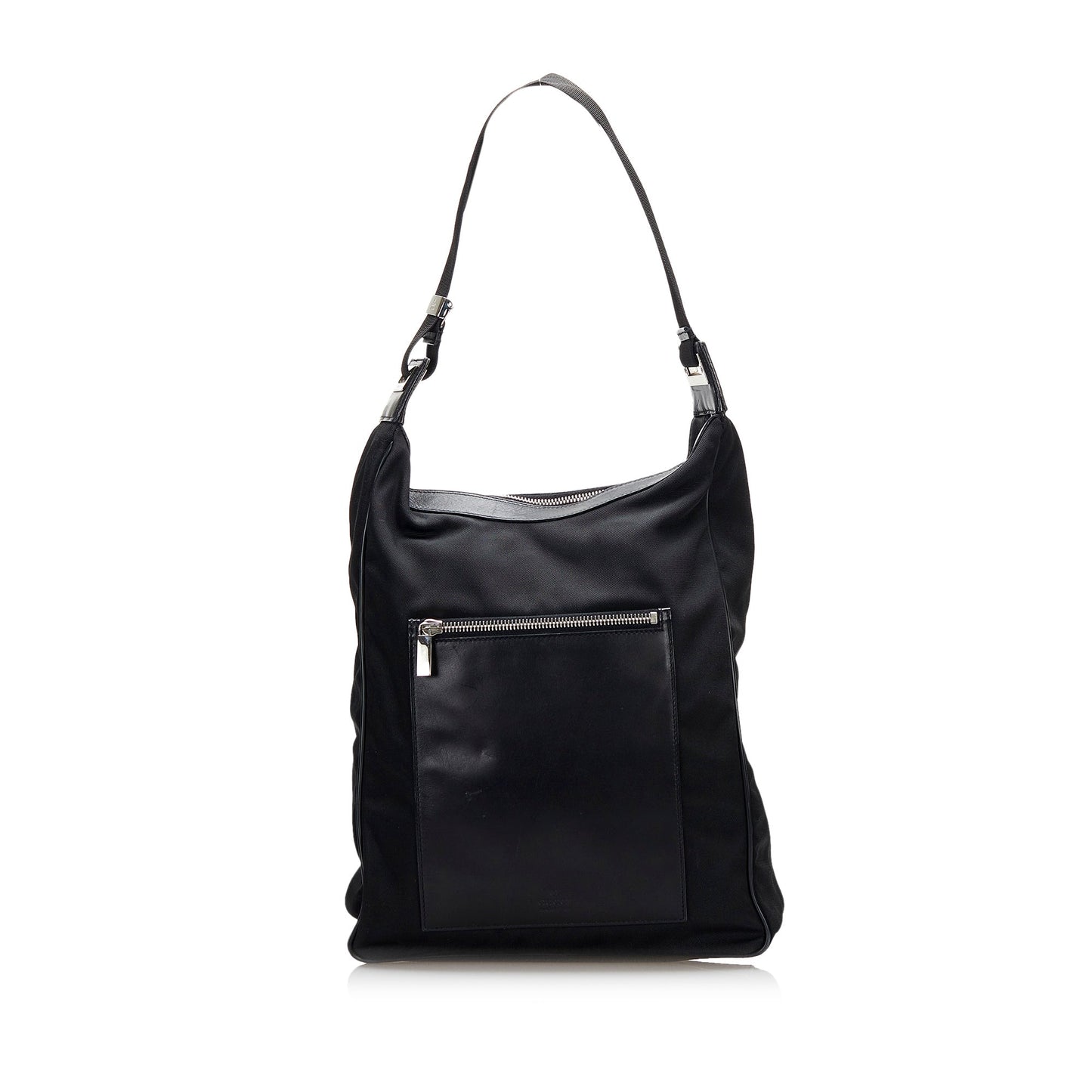 Gucci Leather Nylon Shoulder Bag Style 7