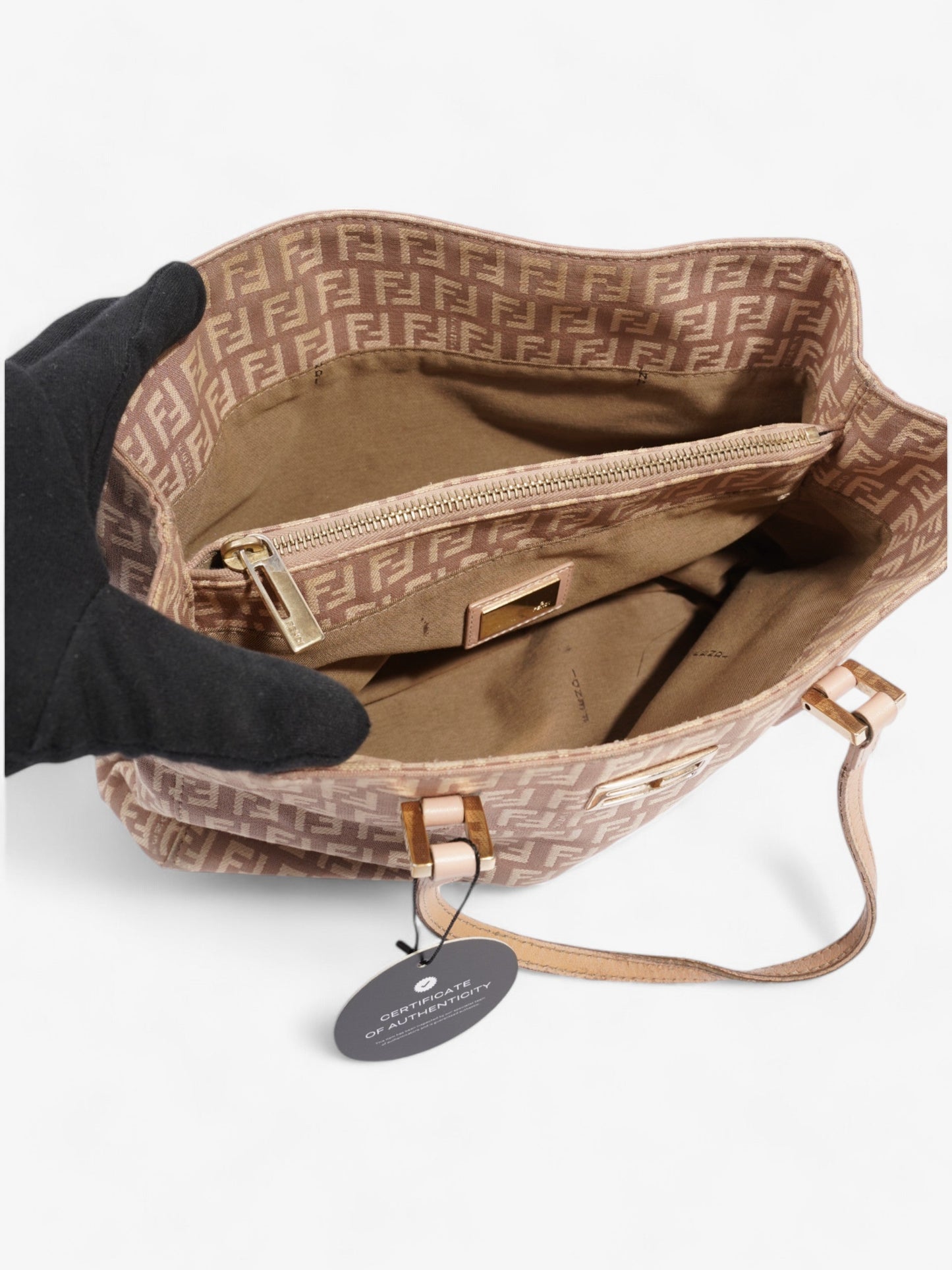 Fendi Peekaboo Tan Leather Medium