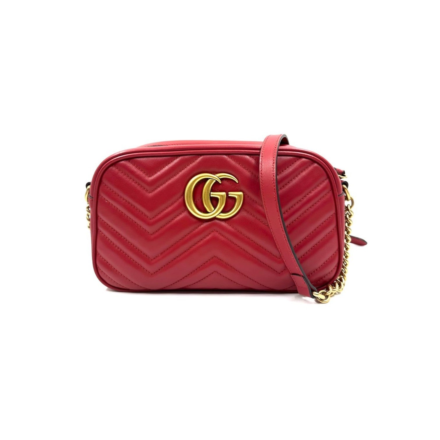Gucci Chain Leather Shoulder Bag
