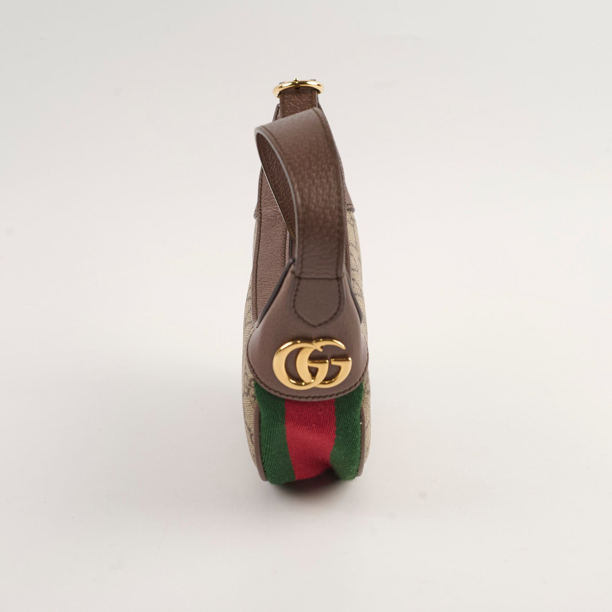 Gucci Mini Ophidia GG Supreme Half Moon Hobo