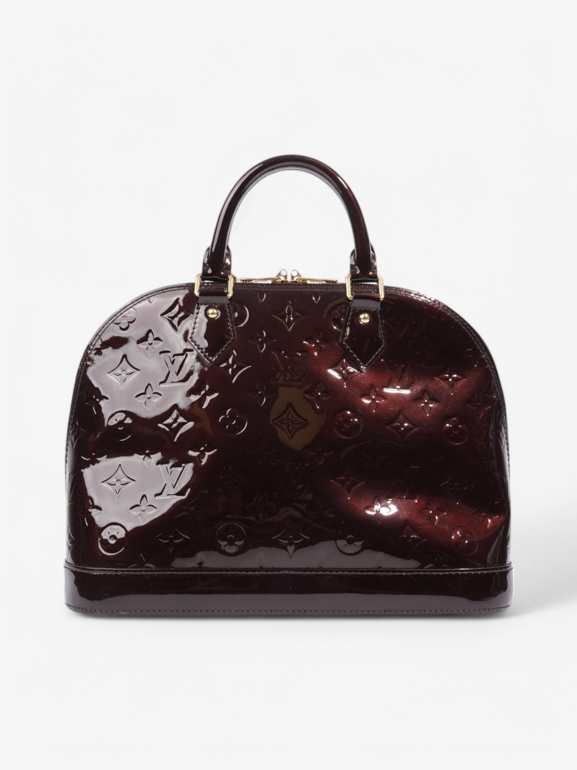 Louis Vuitton Alma Amarante Vernis Leather PM