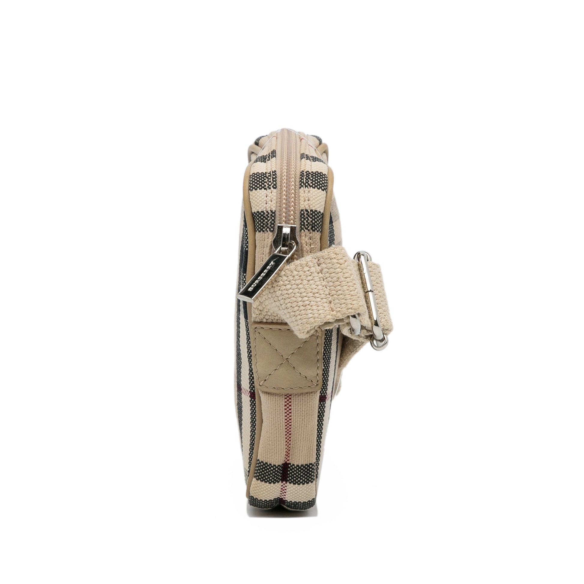 Burberry Crossbody Bag Brown Candy Check Canvas