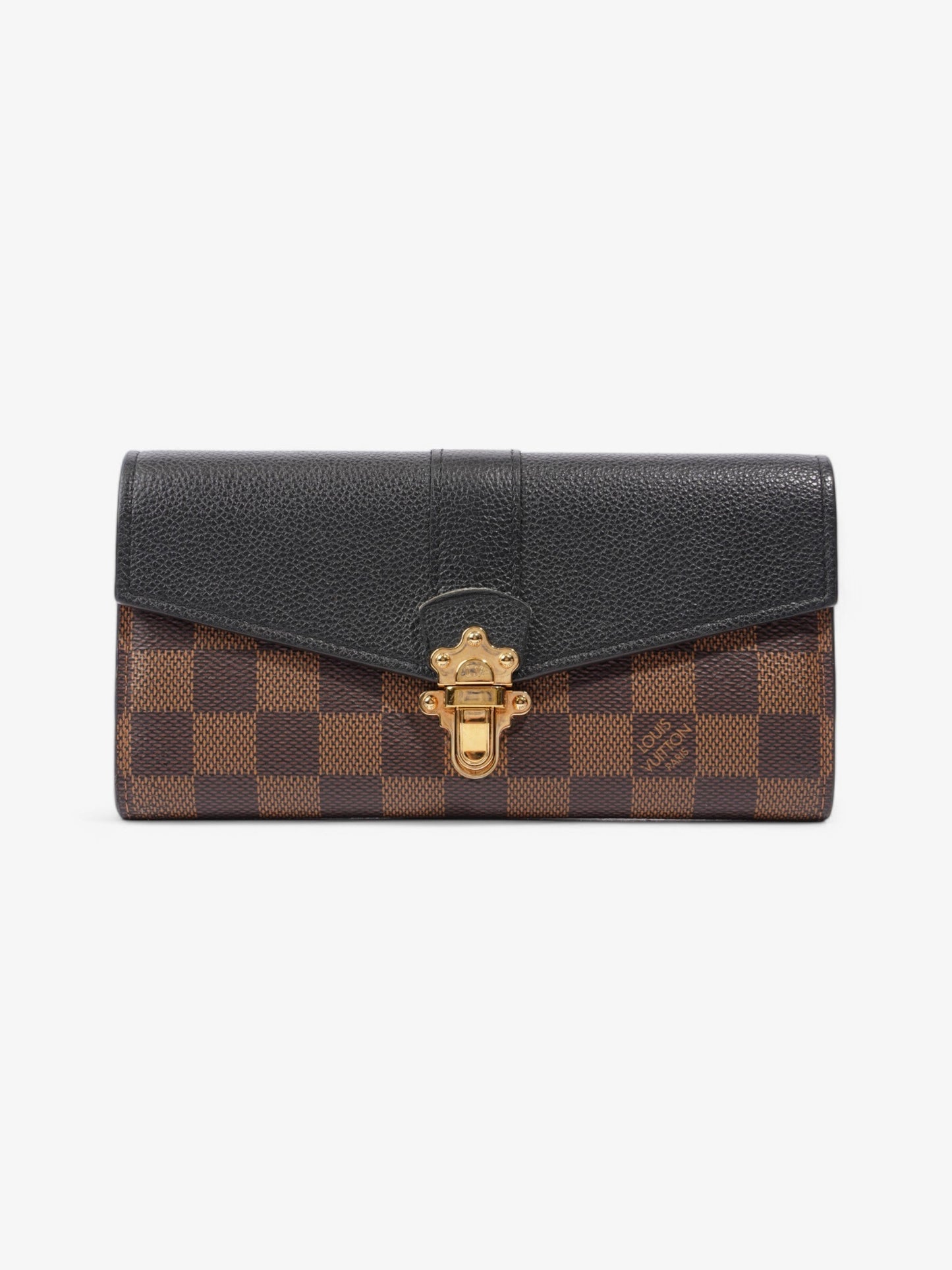 Louis Vuitton Clapton Damier Ebene / Black Coated Canvas