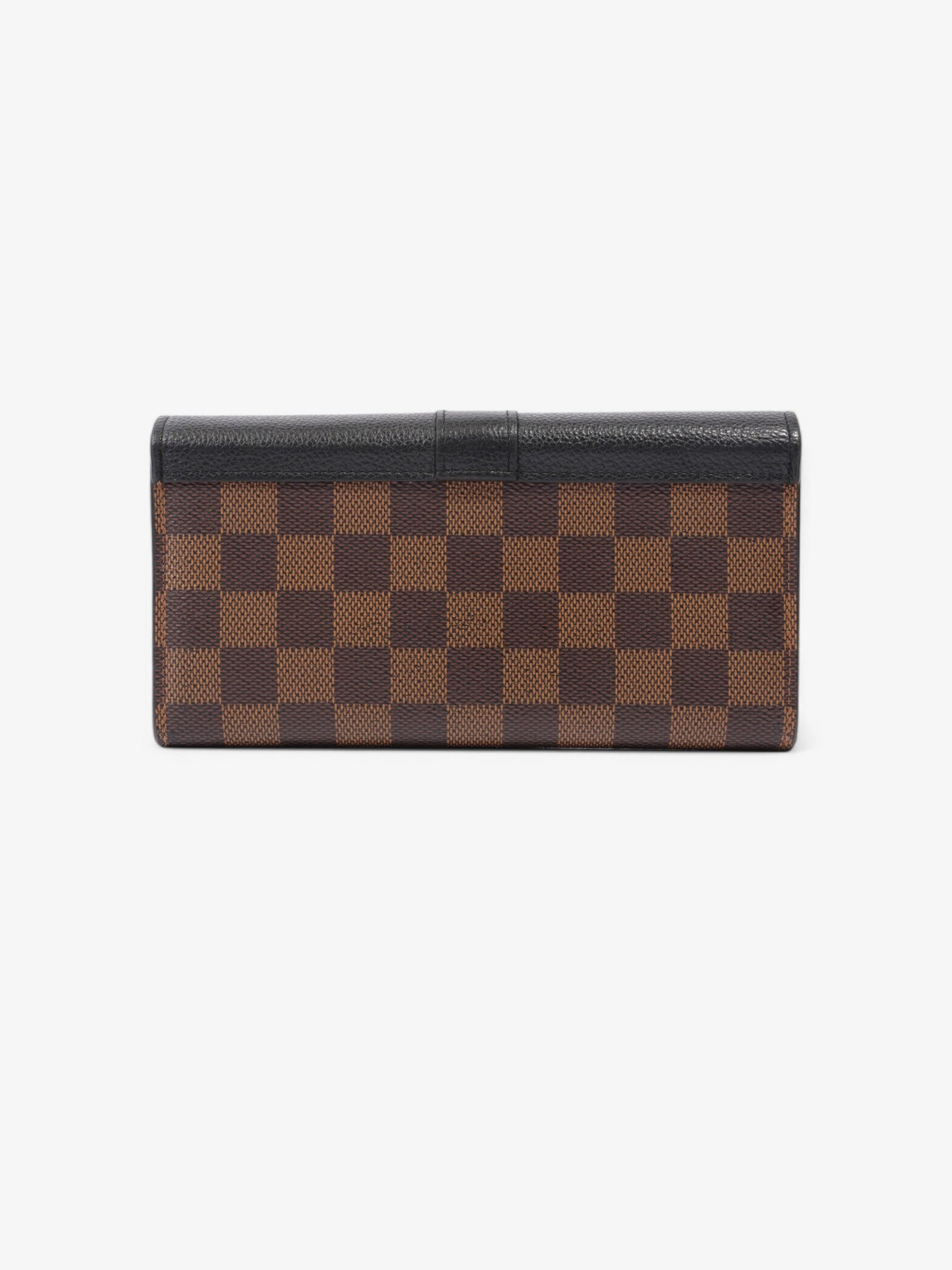 Louis Vuitton Clapton Damier Ebene / Black Coated Canvas
