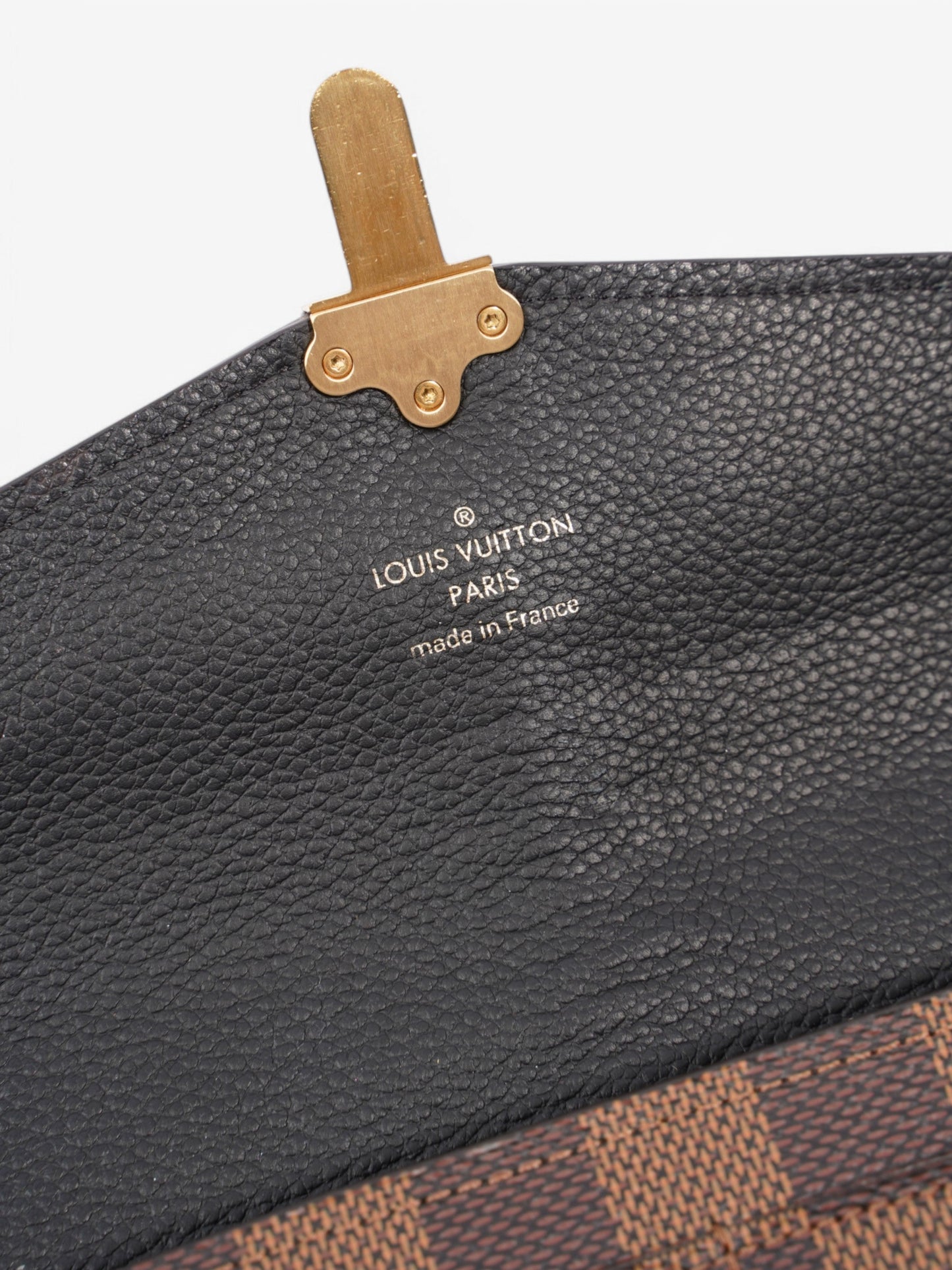 Louis Vuitton Clapton Damier Ebene / Black Coated Canvas