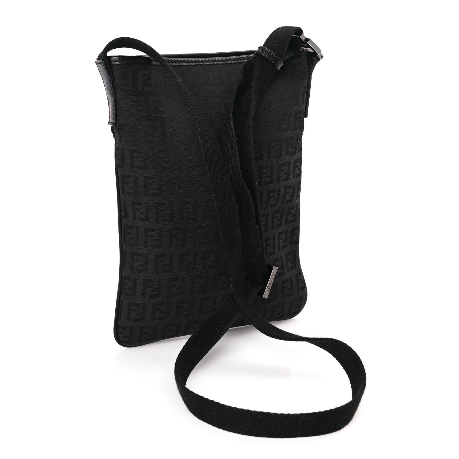 Fendi Zucchino Crossbody Black