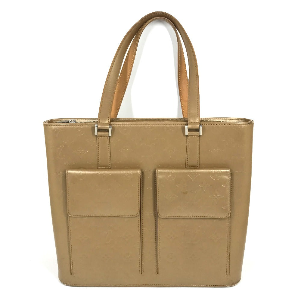 LOUIS VUITTON Tote Bag Monogram mat leather beige Monogram mat Willwood Women