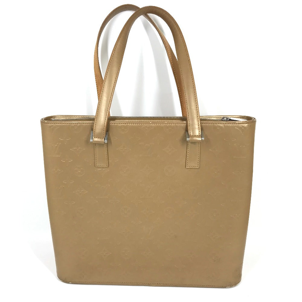 LOUIS VUITTON Tote Bag Monogram mat leather beige Monogram mat Willwood Women