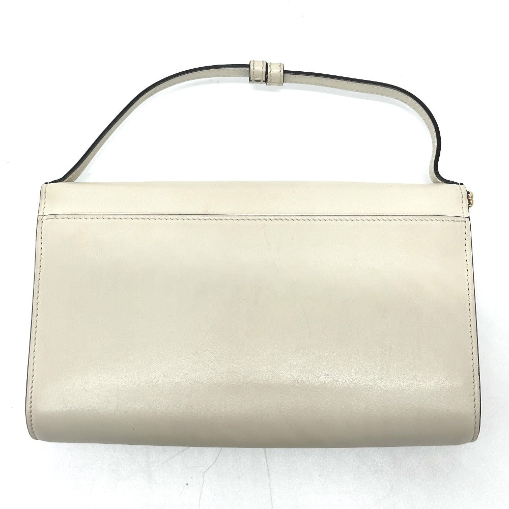GUCCI Shoulder Bag 572375 leather off white Zumi bag Women