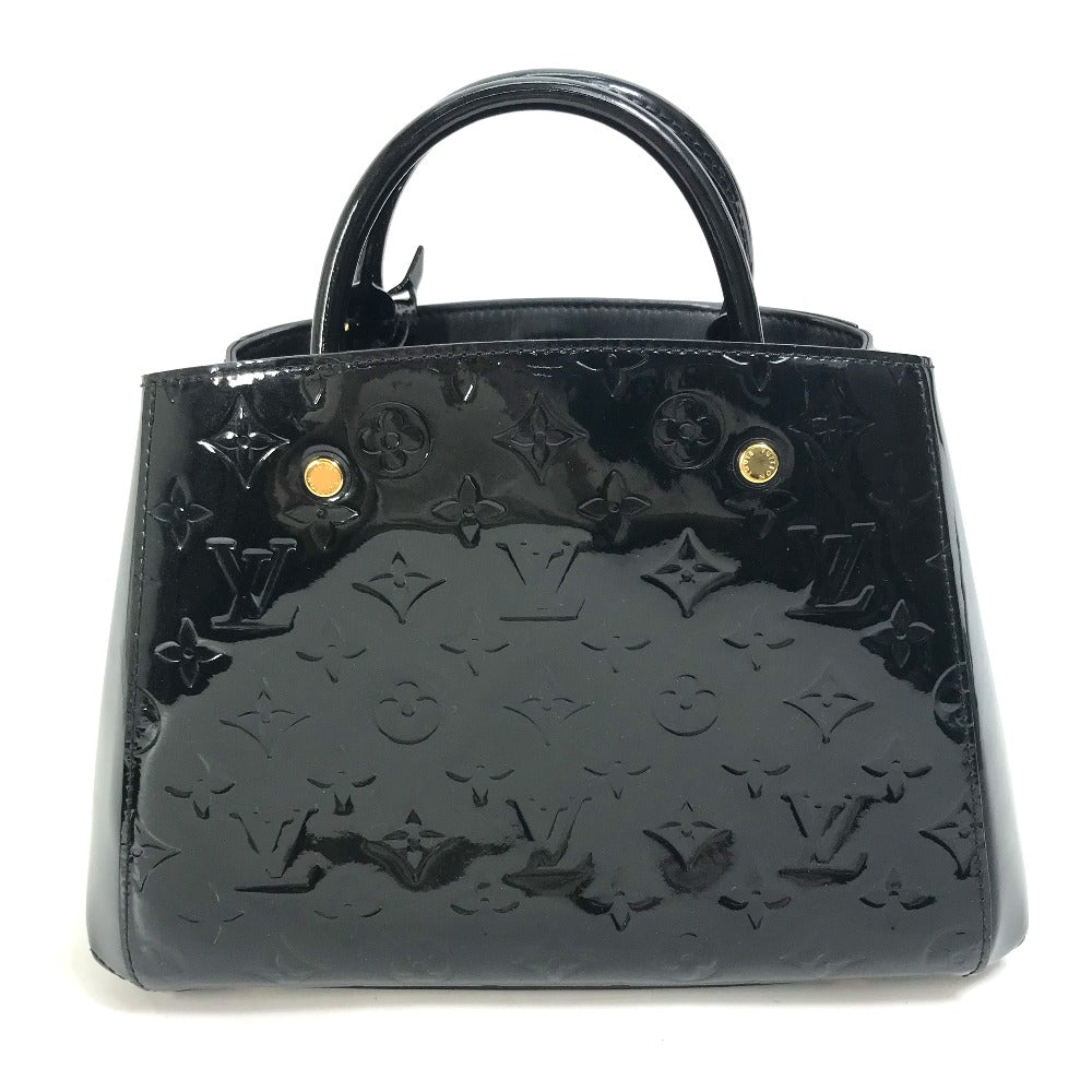 LOUIS VUITTON Handbag Monogram Vernis black Monogram Vernis Montaigne BB Women