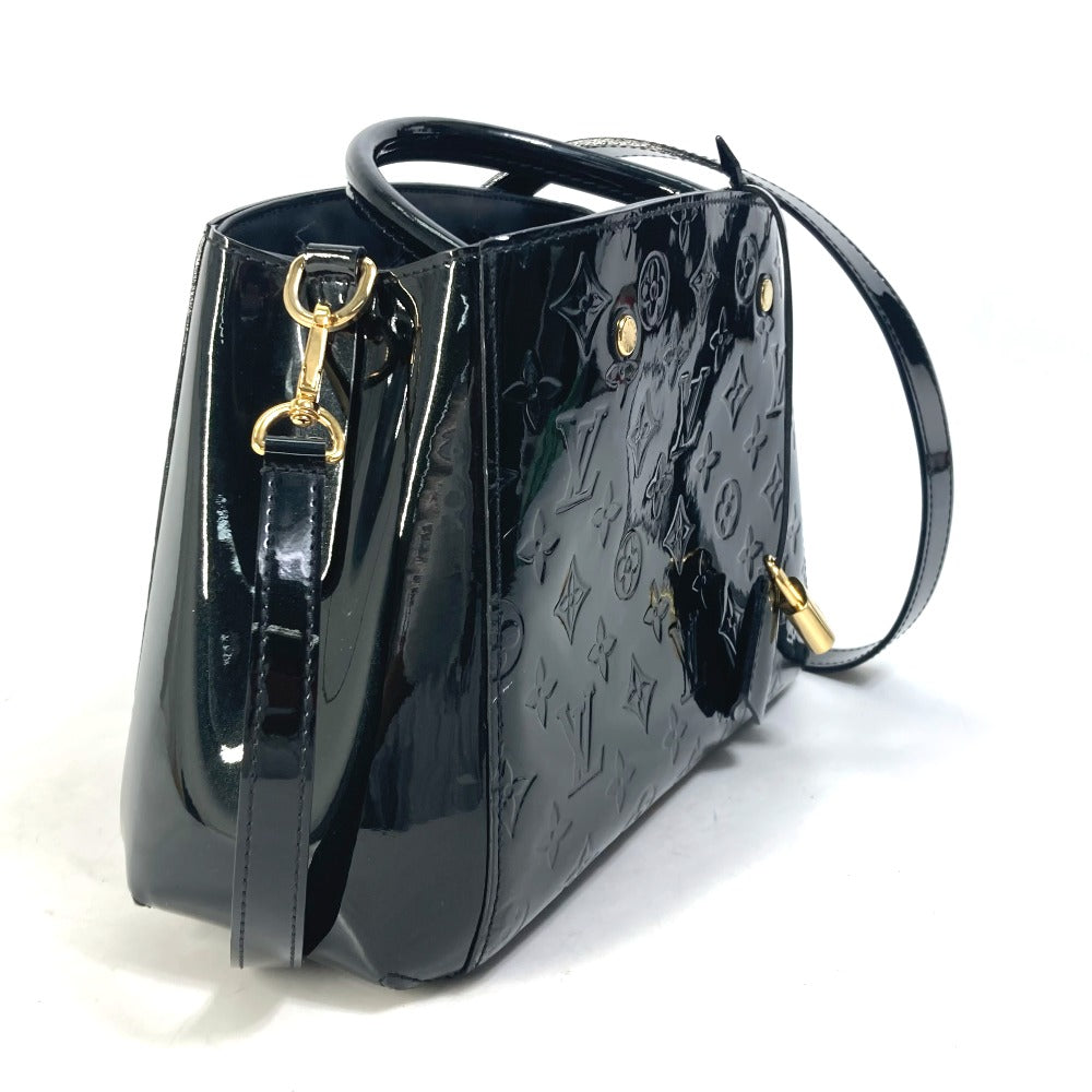 LOUIS VUITTON Handbag Monogram Vernis black Monogram Vernis Montaigne BB Women