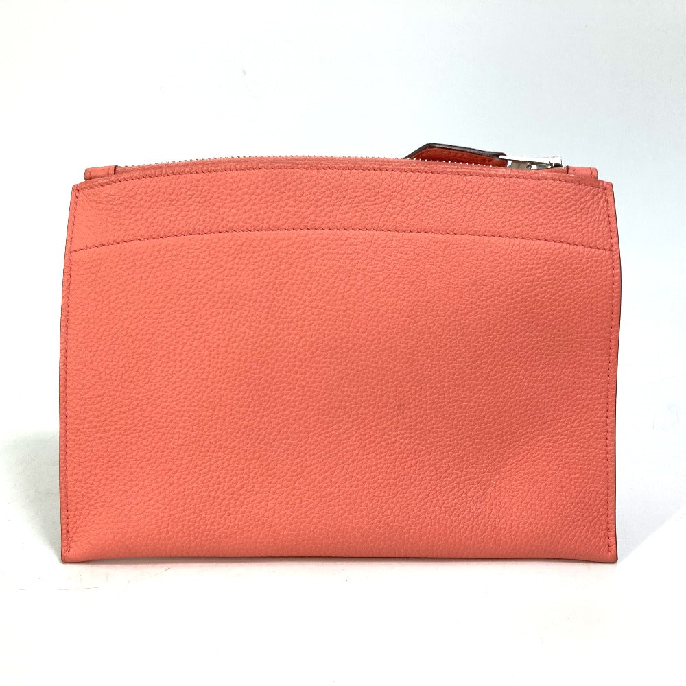 HERMES Pouch Togo pink Bazaar Mini PM Women
