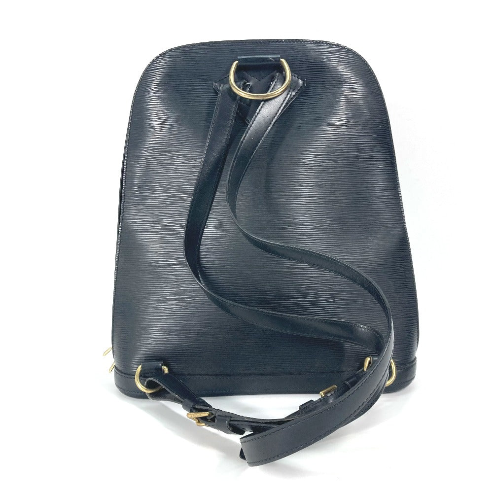 LOUIS VUITTON Backpack Epi Leather black Epi Coblanc Women