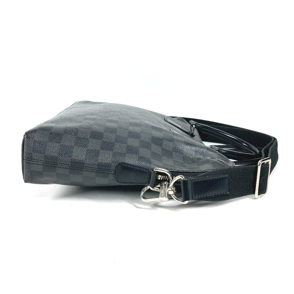 LOUIS VUITTON Business bag N48224 Damier Grafitto Canvas black Damier Grafitte Porte Document Jules PDJ mens