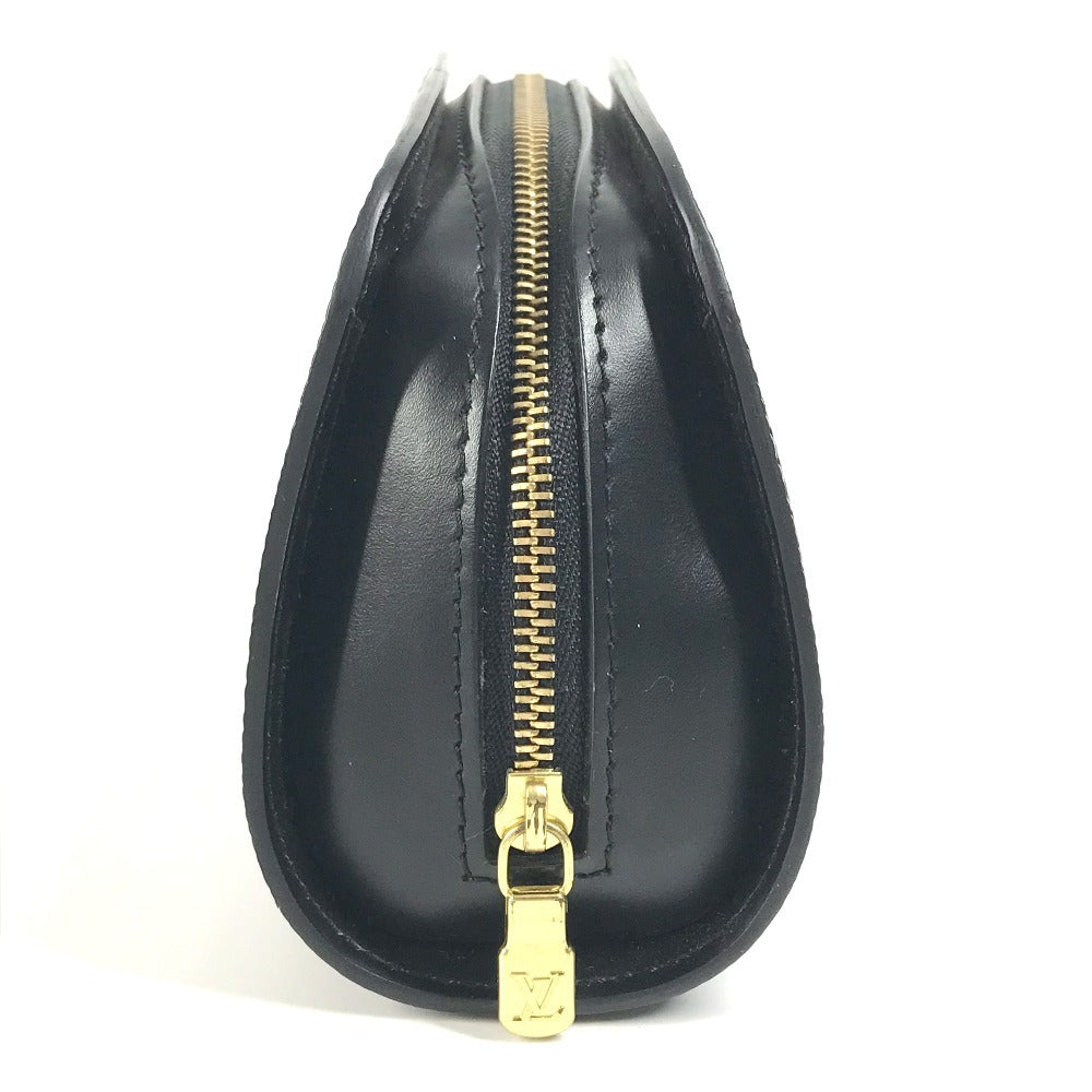 LOUIS VUITTON Cosmetics Pouch Epi Leather black Epi Dauphine PM