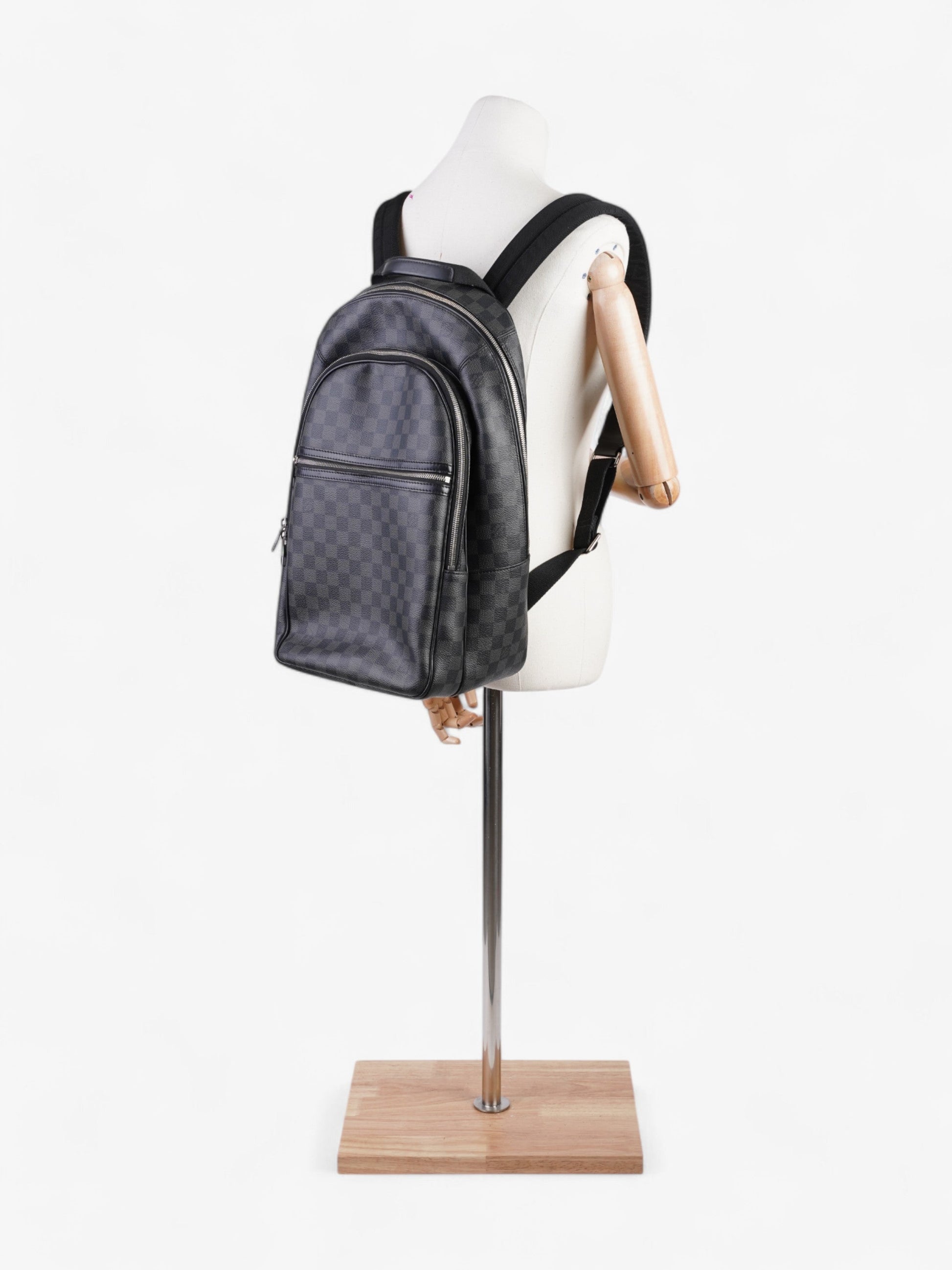 Luxury Women's Backpack | Louis Vuitton Michael Backpack Damier Graphite Coated Canvas