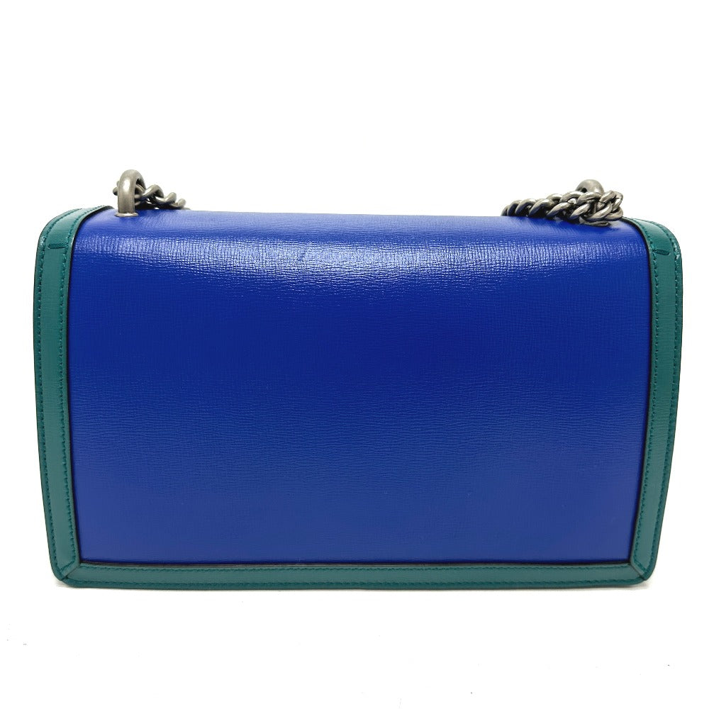 GUCCI Shoulder Bag 400249 leather blue By color Duonisos Women