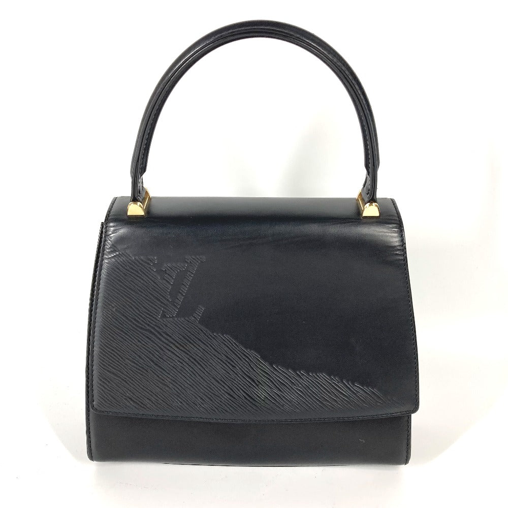 LOUIS VUITTON Handbag leather black Opera line Athens Women