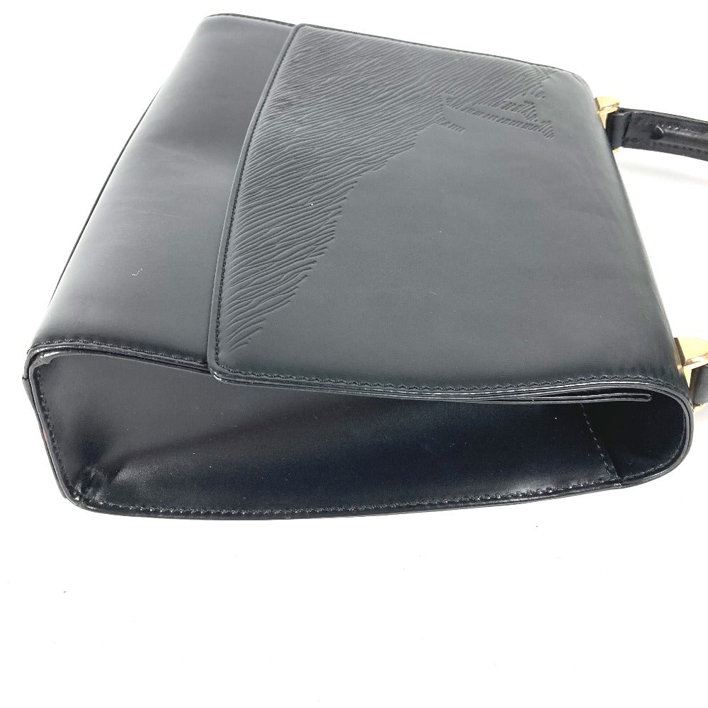 LOUIS VUITTON Handbag leather black Opera line Athens Women