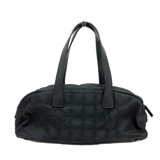 CHANEL Boston Duffel bag A15828 Leather / nylon black New travel line Women d