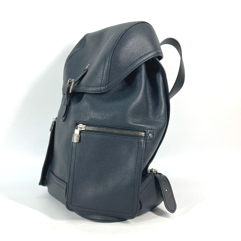 LOUIS VUITTON Backpack Utah leather Navy Utah Canyon Backpack