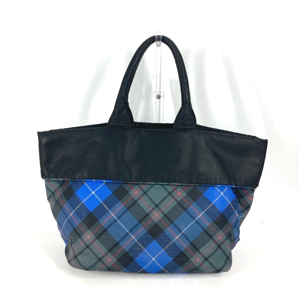 PRADA Shoulder Bag Nylon black check Bag Women