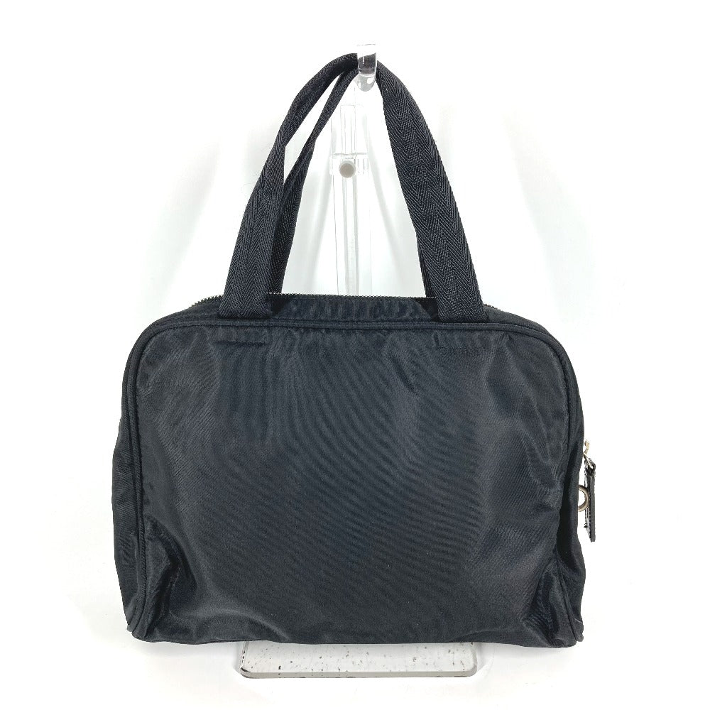 PRADA Handbag Nylon black Triangle logo plate Women